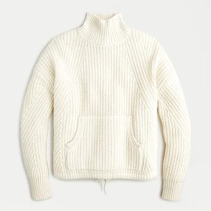 Jcrew front pocket turtleneck sweater NWT sz M